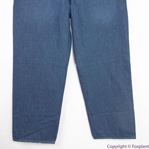 NEW Madewell Baggy Straight Jeans in Dark Worn Indigo Wash, 28 - Picture 11 of 16